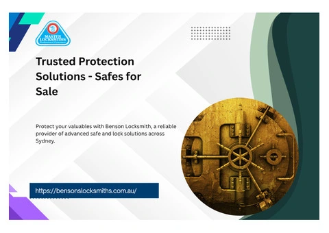 Safes for Sale Sydney – Trusted Protection Solutions