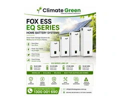 FOX EQ 32.62kWh (Three Phase) – $8,250 + 5kW Inverter