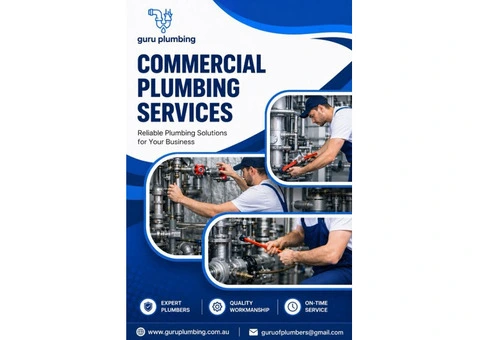 Commercial Plumbing Services for Reliable Business Operations