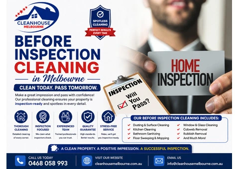 Failed Rental Inspection? Before Inspection Cleaning Melbourne