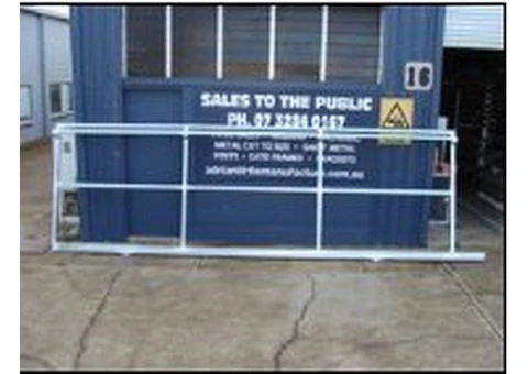Awkward Sloping Driveway? Custom Made Sliding Gates - 3/4