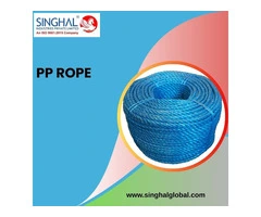 High strength PP rope for reliable utility operations