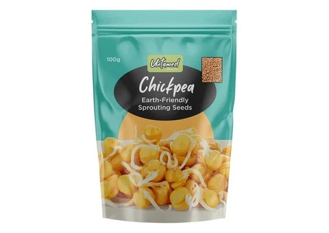 Buy Untamed Health Earth-Friendly Sprouting Seeds Chickpea 100 gm Australia