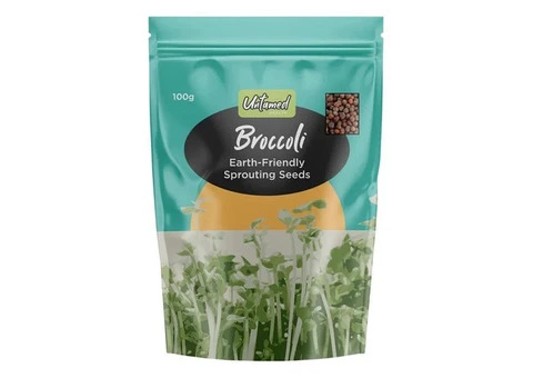 Buy Untamed Health Earth-Friendly Sprouting Seeds Broccoli 100 gm Australia
