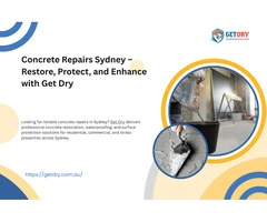 Concrete Repairs Sydney – Restore, Protect, and Enhance with Get Dry
