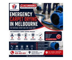 Emergency Carpet Drying in Melbourne