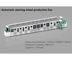 Automatic steering wheel production line