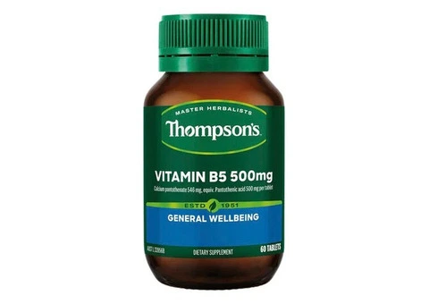 Buy Thompson's Vitamin B5 500 mg 60 Tablets Australia
