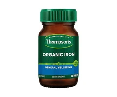 Buy Thompson's Organic Iron 30 Tablets Australia