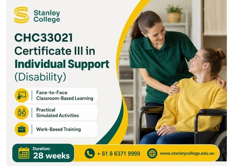 Build Job-Ready Skills with Cert 3 Individual Support Disability