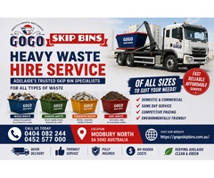 Affordable Skip Bin Online Adelaide Solutions | GoGo Skip Bins