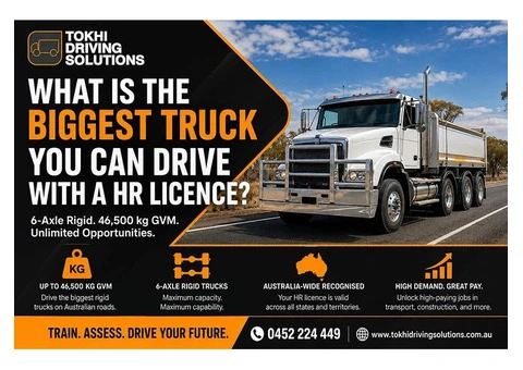 Biggest Truck You Can Drive With a HR Licence in Australia
