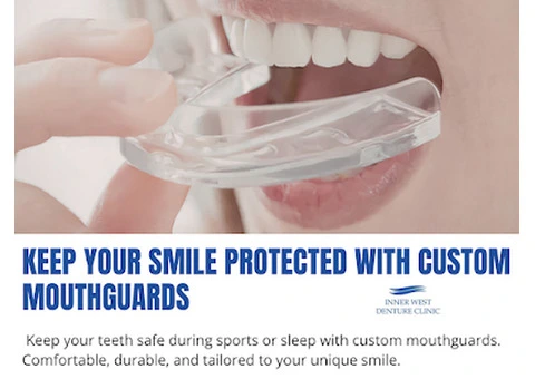 Custom Mouth Guards in Burwood | Inner West Denture Clinic