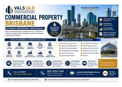 Commercial Property Brisbane – Professional Commercial Property Valuation Services