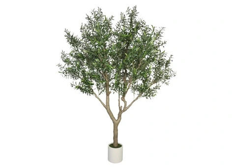 Realistic Faux Olive Tree for Warm and Balanced Interiors