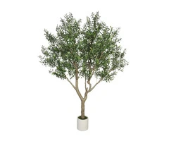 Realistic Faux Olive Tree for Warm and Balanced Interiors
