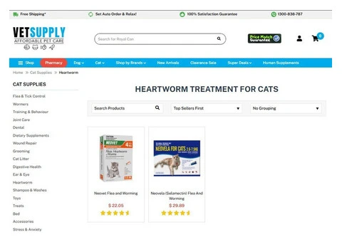 Best Cat Heartworm Preventives Online