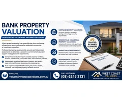 Bank Property Valuation – Independent Property Valuers for Mortgage Security
