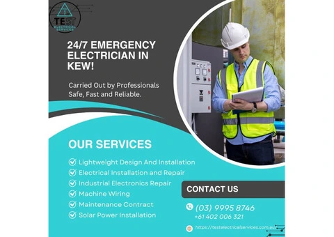 Emergency Electrician Kew – Available 24/7