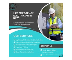 Emergency Electrician Kew – Available 24/7