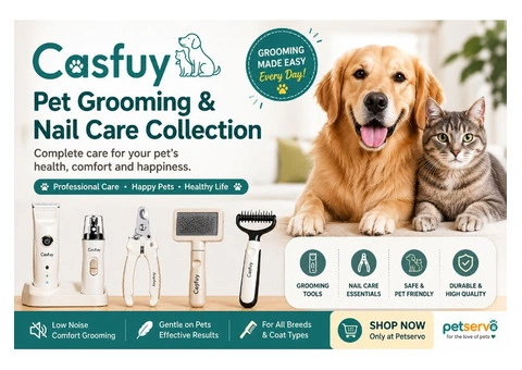 Casfuy Pet Grooming & Nail Care Collection at Petservo.