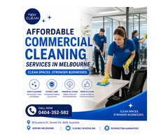 Affordable Commercial Cleaning Services in Melbourne | Tidy Clean