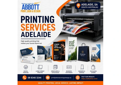 Need Printing Services in Adelaide? Get Quality Prints Without the Hassle