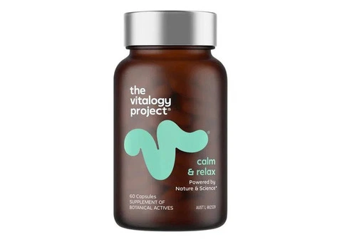 Buy The Vitalogy Project Calm & Relax 60 Capsules Australia