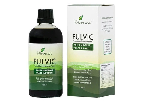 Buy The Natural Edge Fulvic Multi Minerals Trace Elements Liquid 100 ml Australia