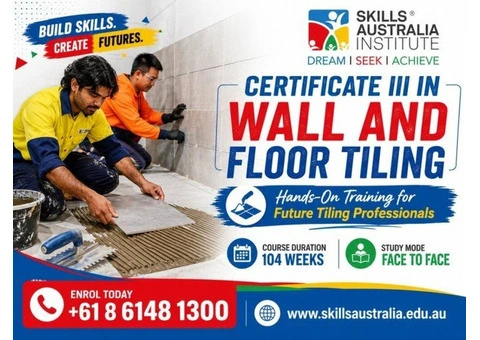 Excel in Tiling with Wall and Floor Tiling Certificate
