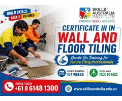 Excel in Tiling with Wall and Floor Tiling Certificate