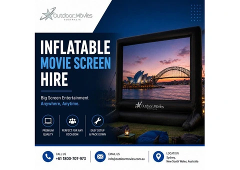 Inflatable Movie Screen Hire for Outdoor Events Across Sydney