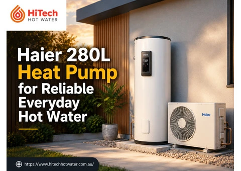 Haier 280L Heat Pump for Reliable Everyday Hot Water