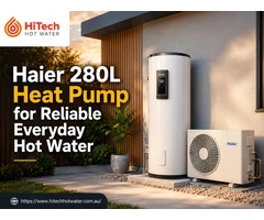 Haier 280L Heat Pump for Reliable Everyday Hot Water