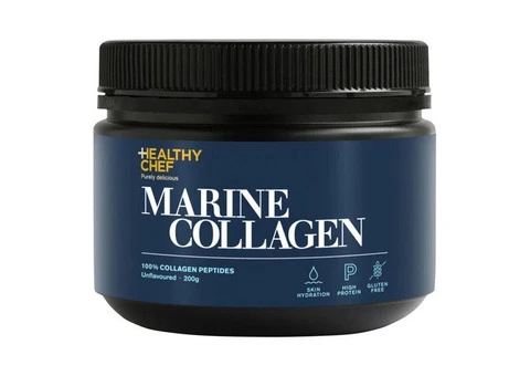 Buy The Healthy Chef Marine Collagen Powder Unflavoured 200 gm Australia