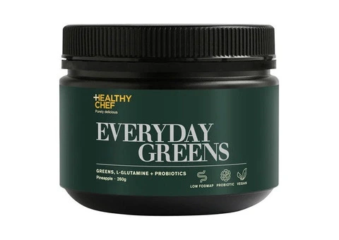 Buy The Healthy Chef Everyday Greens Powder Pineapple 260 gm Australia