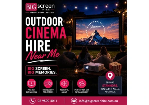 Outdoor Cinema Hire Near Me – Create Unforgettable Movie Nights
