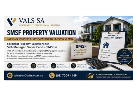 SMSF Property Valuation – Accurate & Compliant Property Assessments