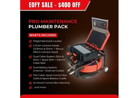 Drain Cameras for Sale Australia – Professional Inspection Systems Trusted by Aussie Plumbers