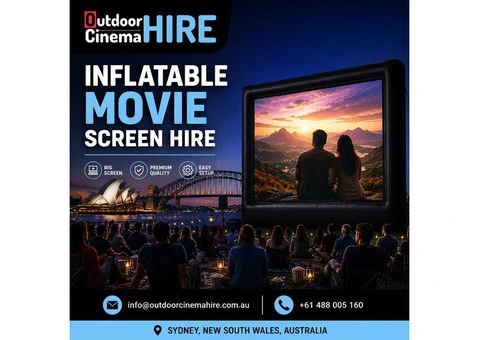 Inflatable Movie Screen Hire for Outdoor Cinema Nights & Events