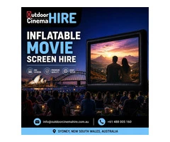 Inflatable Movie Screen Hire for Outdoor Cinema Nights & Events