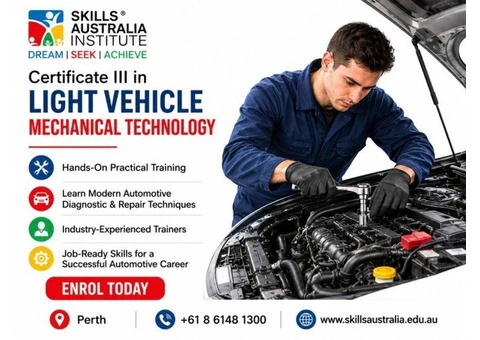 Kickstart Your Career with Cert 3 Light Vehicle Mechanic Course