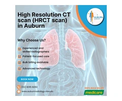 High Resolution CT Scan (HRCT) at Auburn Radiology. (02) 8315 8292