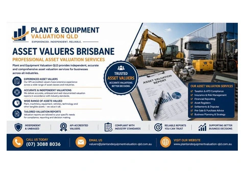 Asset Valuers Brisbane – Professional Asset Valuation Services