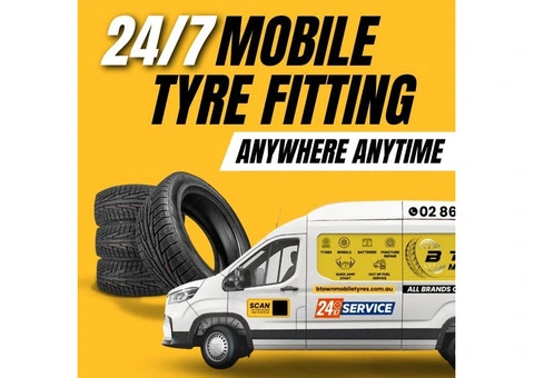 Emergency 24/7 Mobile Tyre Fitting Across Sydney - Btown Mobile Tyres