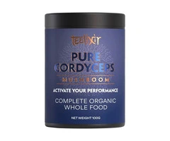 Buy Teelixir Organic Pure Cordyceps Mushroom Powder 100 gm Australia