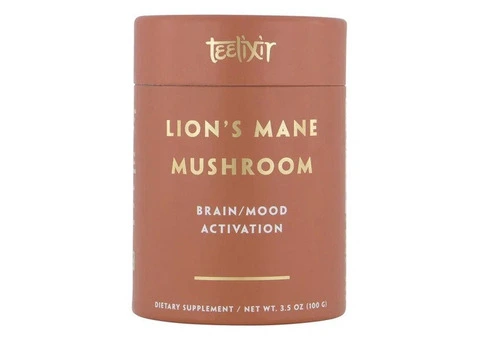 Buy Teelixir Organic Lion's Mane Mushroom Powder 100 gm Australia