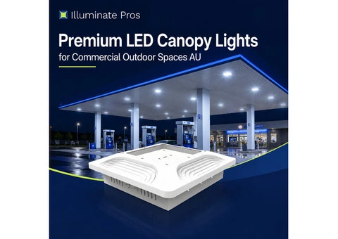 Premium LED Canopy Lights for Commercial Outdoor Spaces AU