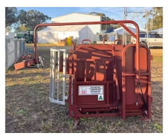 Air Calf Cradle, Button Activated Pneumatic Tilt - RPM Livestock equipment