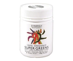 Buy Synergy Natural Organic Super Greens Powder Australia | 100gm, 200gm, 500gm, 1kg